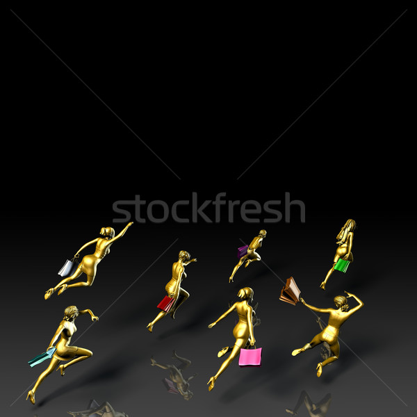 Group of Shoppers Stock photo © kentoh