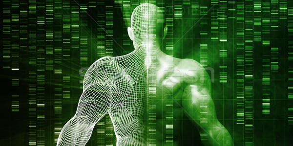 DNA鑑定を 科学 抽象的な 医療 業界 研究 ストックフォト © kentoh