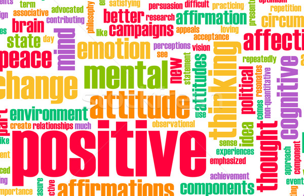 Thinking Positive Stock photo © kentoh