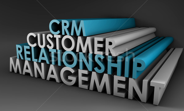 Cliente relação gestão crm 3D arte Foto stock © kentoh