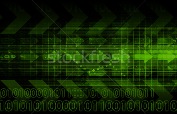 Zdjęcia stock: Cyfrowe · sygnał · technologii · streszczenie · wzór · sztuki