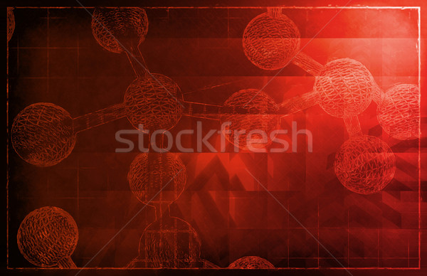 Dna elica abstract scienza genetica arte Foto d'archivio © kentoh