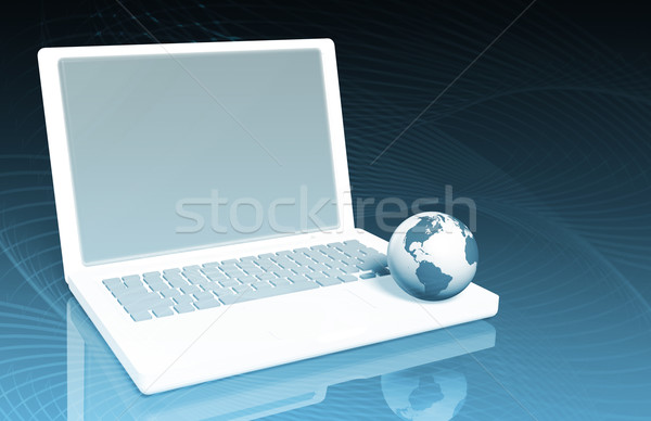 Global business technologii sieci tle cyfrowe informacji Zdjęcia stock © kentoh
