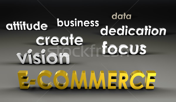 E-Commerce at the Forefront Stock photo © kentoh