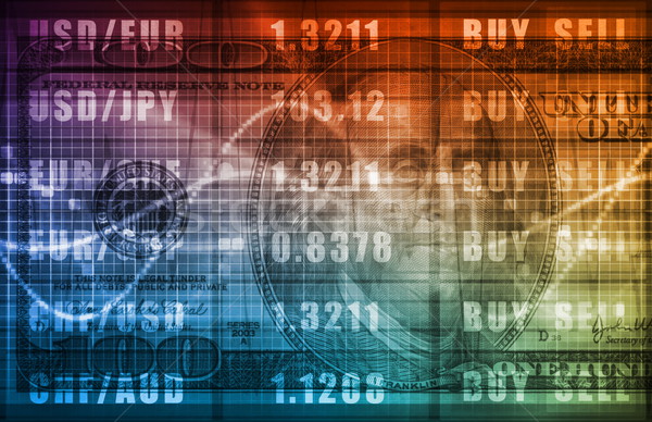 Aktienmarkt Analyse Trends Zukunft digitalen Informationen Stock foto © kentoh