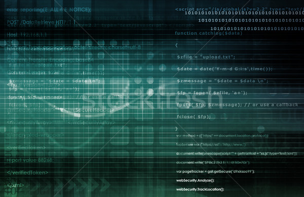 Technologie abstrakten futuristisch Zeilen Daten Hintergrund Stock foto © kentoh