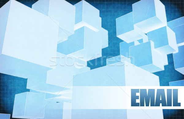 E-mail futuristic abstract prezentare aluneca fundal Imagine de stoc © kentoh