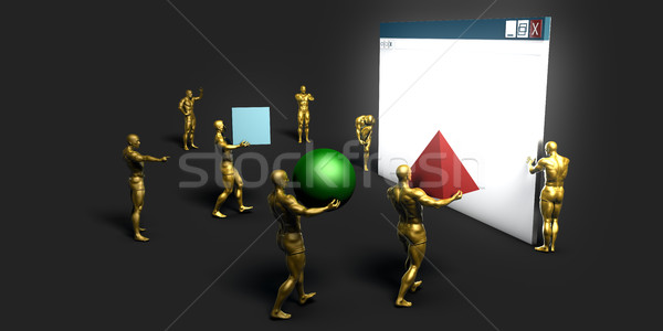 Web Information Technology Stock photo © kentoh