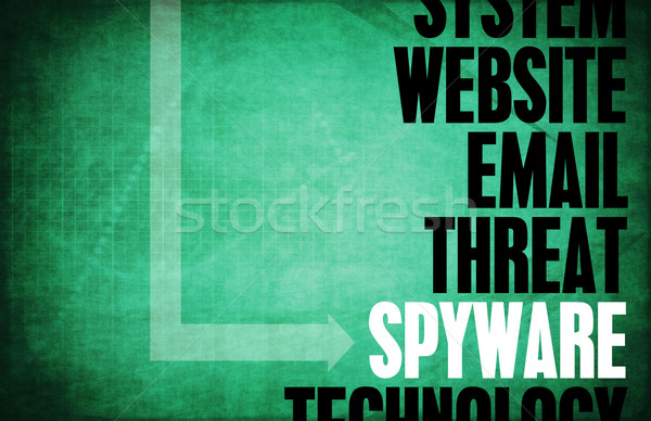 Spyware Computer Sicherheit Bedrohung Schutz Netzwerk Stock foto © kentoh