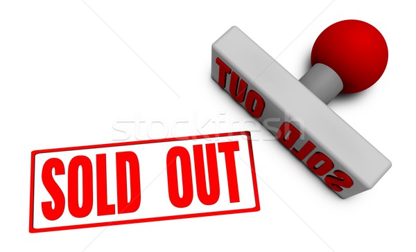 Sold Out Stamp Stock photo © kentoh