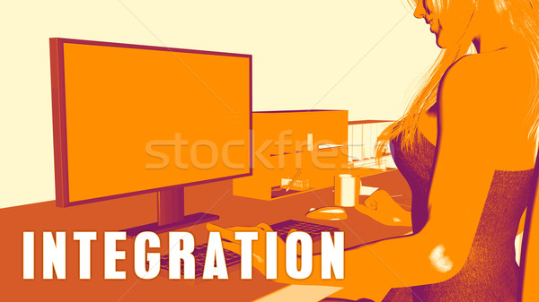 Integration Concept Course Stock photo © kentoh