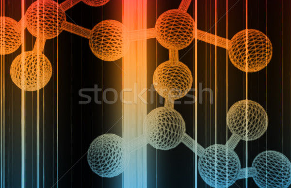 Farmaceutic cercetare date ştiinţă artă abstract Imagine de stoc © kentoh