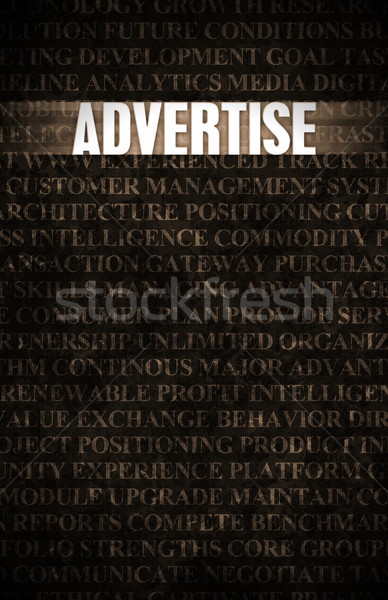 Advertise Stock photo © kentoh