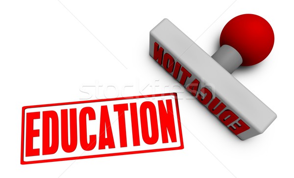 Education Stamp Stock photo © kentoh