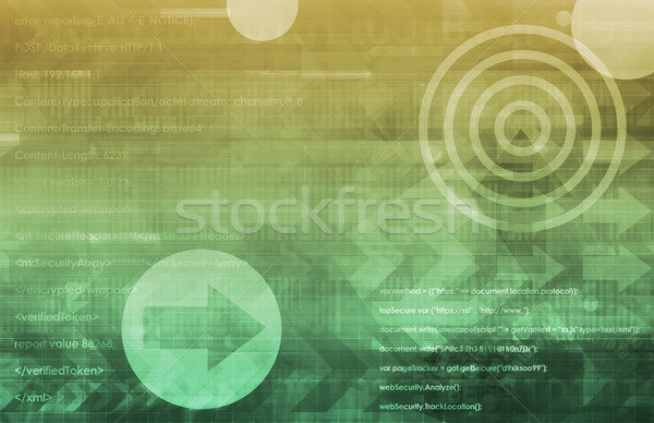 Afaceri inteligenta tehnologie piaţă software-ul Imagine de stoc © kentoh