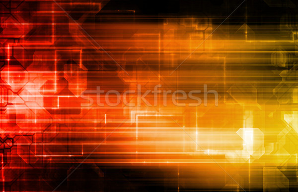 Stockfoto: Netwerk · veiligheid · internet · gegevens · achtergrond · corporate