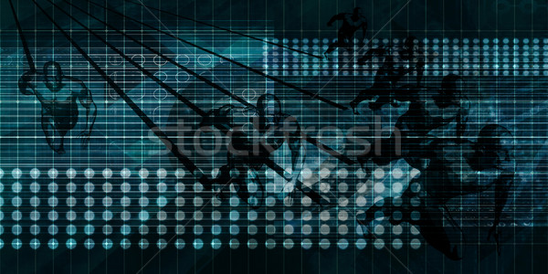 Digital Fitness Solution Stock photo © kentoh