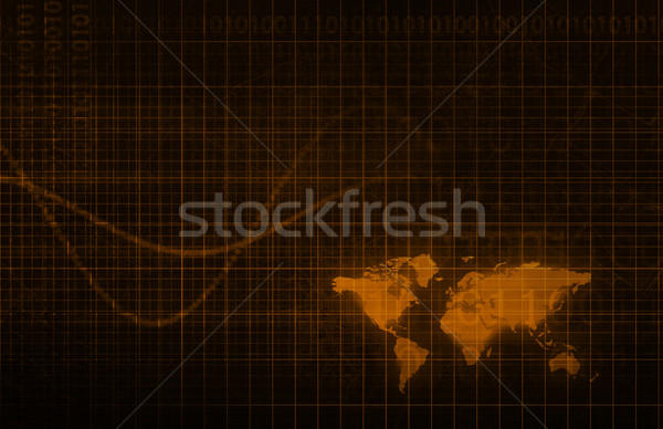 Integrált munkafolyamat üzlet számítógép háló ipari Stock fotó © kentoh