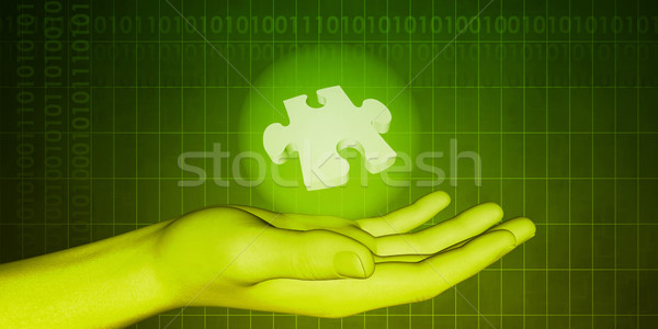 Gyógyszeripar kéz tart gyógyít felfedezés technológia Stock fotó © kentoh