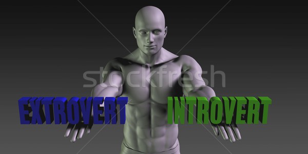 Extrovert or Introvert Stock photo © kentoh