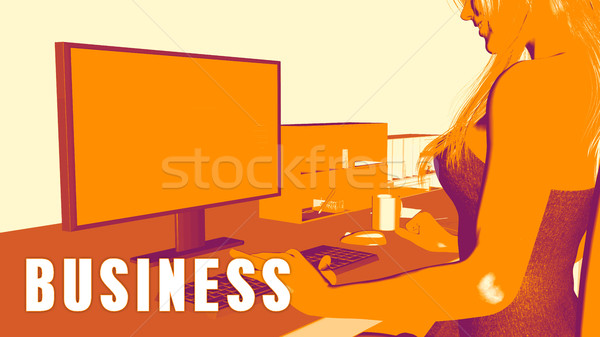 Business Concept Course Stock photo © kentoh