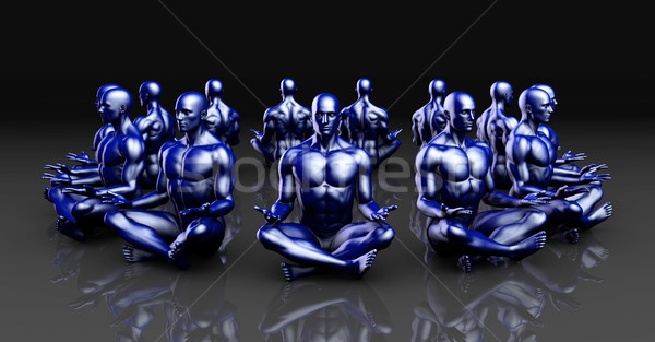 Lotus Position Stock photo © kentoh