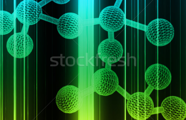 Stock photo: Molecule DNA Cell