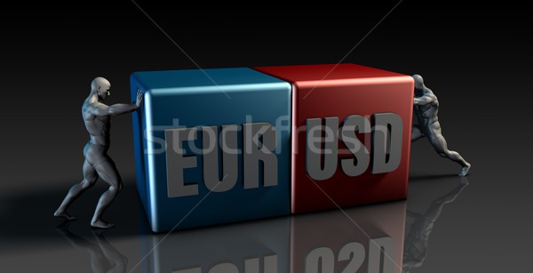 Stock photo: EUR USD Currency Pair