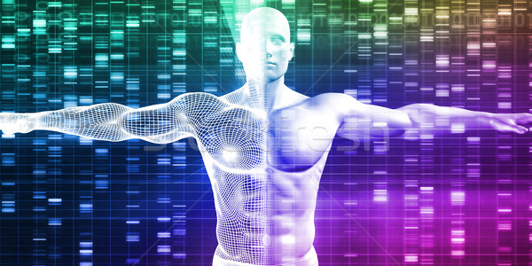 Stock fotó: DNS · genetikai · kód · tudomány · absztrakt · technológia