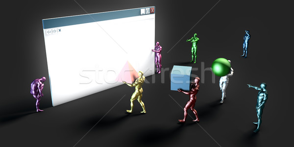 Web Information Technology Stock photo © kentoh