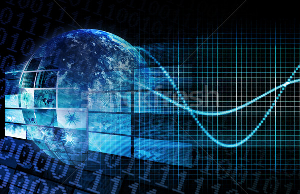 Globális üzlet technológia hálózat háttér digitális információ Stock fotó © kentoh