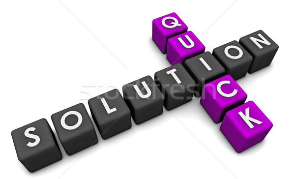 Quick Solution Stock photo © kentoh
