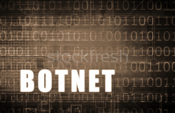 Digitális bináris figyelmeztetés absztrakt hálózat háló Stock fotó © kentoh