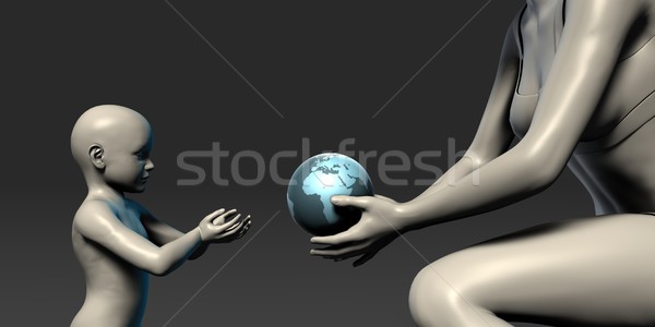 Stock photo: Mother Earth