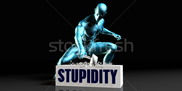 Get Rid of Stupidity Stock photo © kentoh