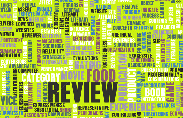 Food Review Stock photo © kentoh