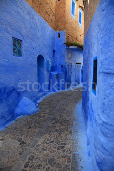 Stockfoto: Traditioneel · kleuren · Marokko · huis · stad · straat