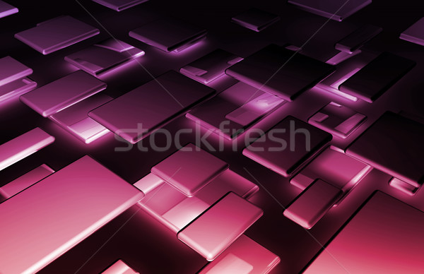 Stockfoto: Abstract · technologie · textuur · mobiele · software · marketing