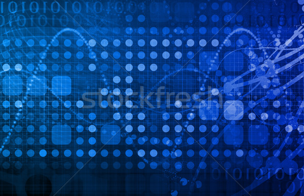 Integráció alkotóelem technológia hálózat szoftver digitális Stock fotó © kentoh