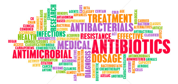 Antibiotika Pillen medizinischen Pflege Pille Forschung Stock foto © kentoh