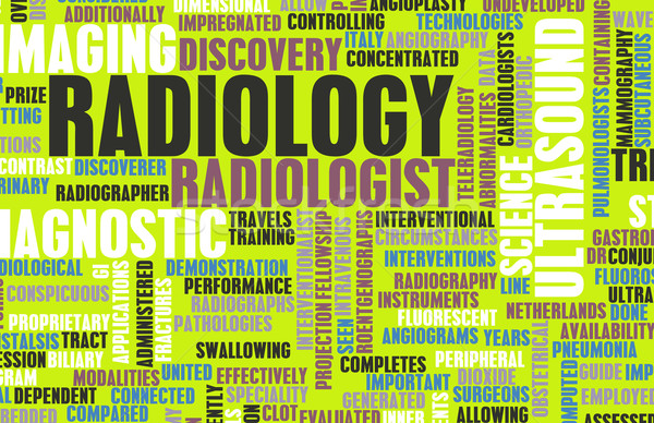 Radiologie radiologue médicaux domaine spécialité bureau Photo stock © kentoh