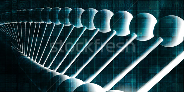 Genetisch code dna eiwit kunst gezondheid Stockfoto © kentoh