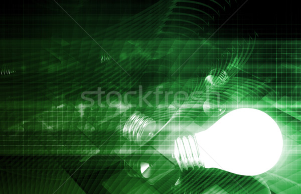 Projekt abstrakten Business Arbeit Technologie Stock foto © kentoh