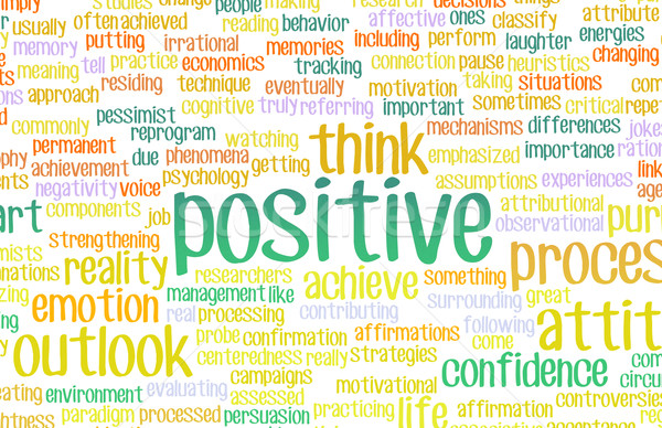 Think or Stay Positive Stock photo © kentoh