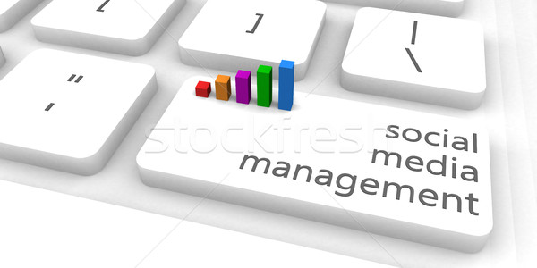 Social Media Management Stock photo © kentoh