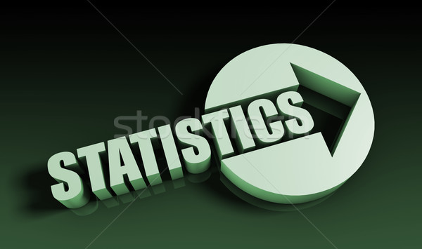 Statistik arrow Business Schlüssel Tabelle Präsentation Stock foto © kentoh