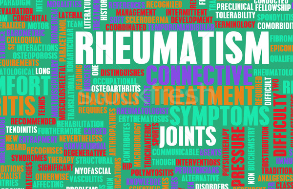 Reumatyzm medycznych warunek strony stres silnikowych Zdjęcia stock © kentoh