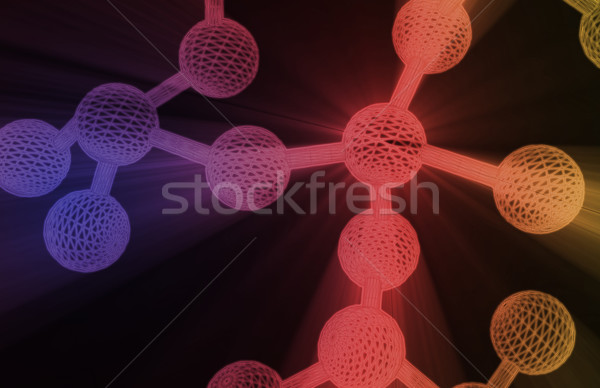 Molecole nucleare ricerca elica scienza Foto d'archivio © kentoh