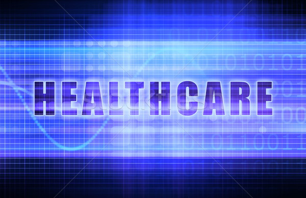 Gesundheitswesen Tech Business Tabelle Kunst Stock foto © kentoh