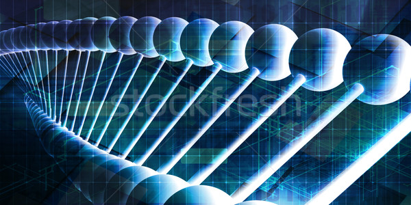 DNA Helix Abstract Background Stock photo © kentoh